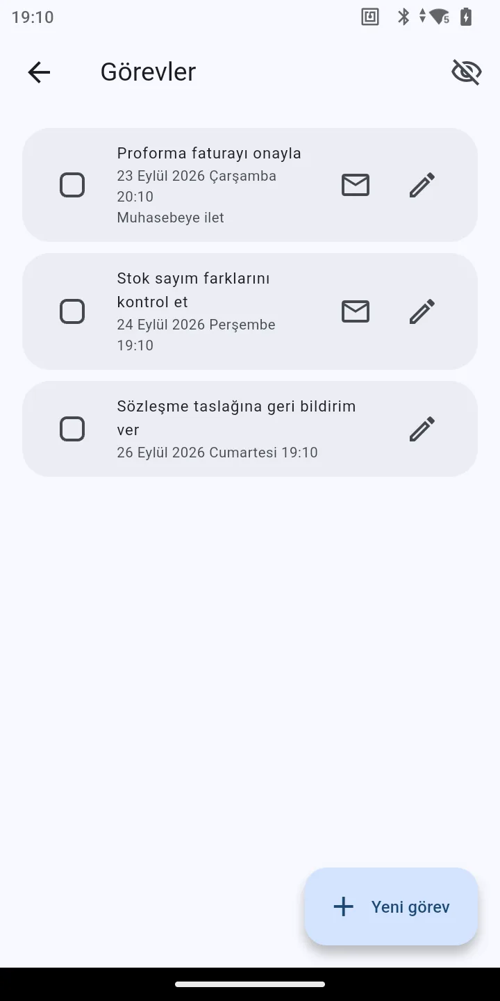 Görevler